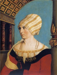 Portrait of Dorothea Kannengiesser Meyer by Hans Holbein the Younger (1516)